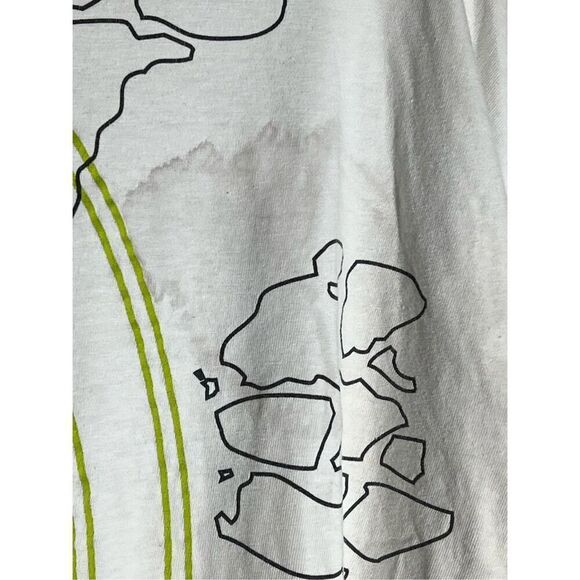 Vintage Y2K Rare Jordan Topography Radar Tee - Picture 5 of 5